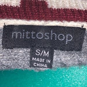 Mittoshop open cardigan. multi-color.